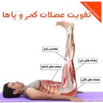 تقویت عضلات کمر و پا ها